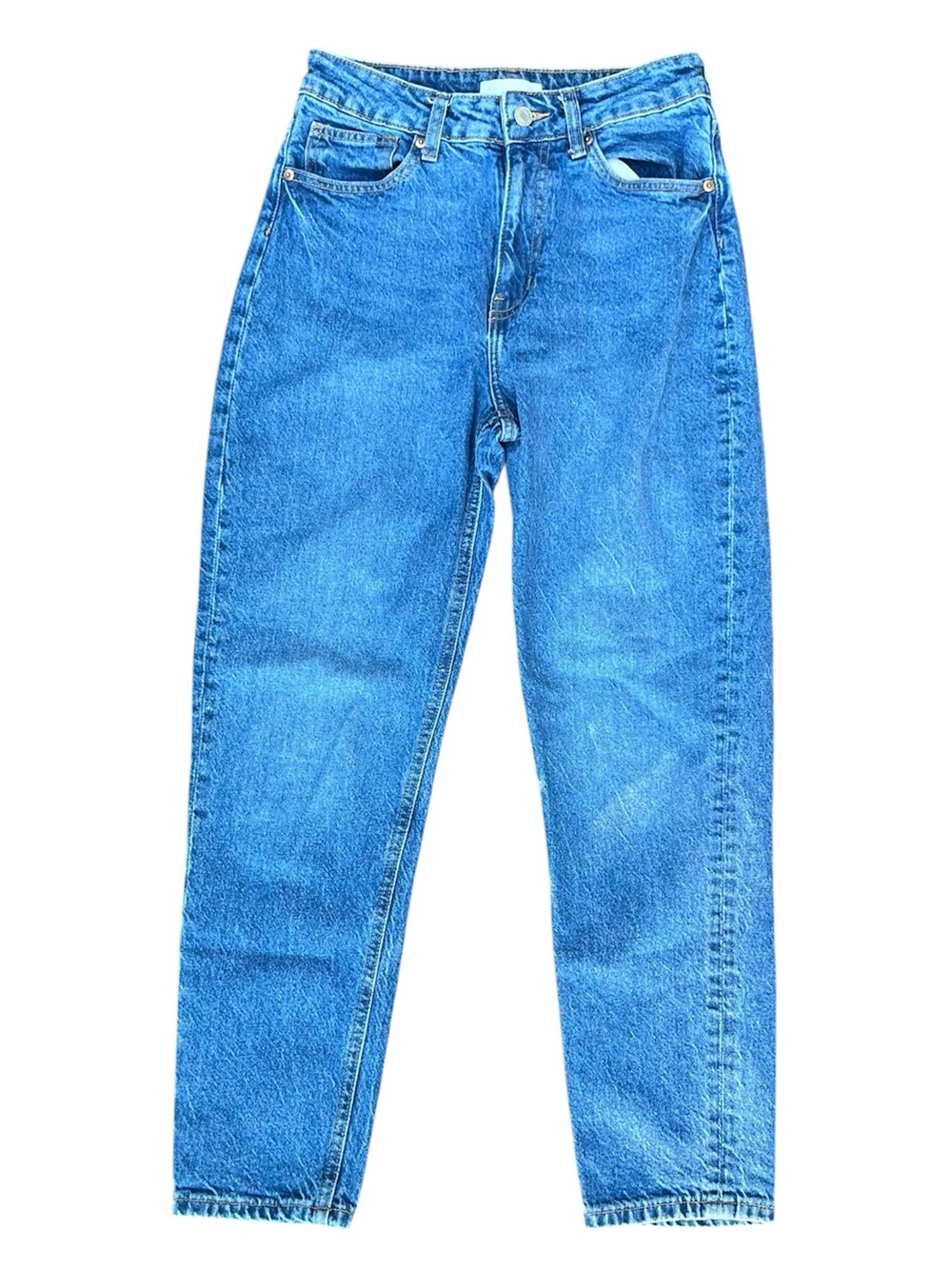 H&M Mom Slim Fit Blue Denim Jeans